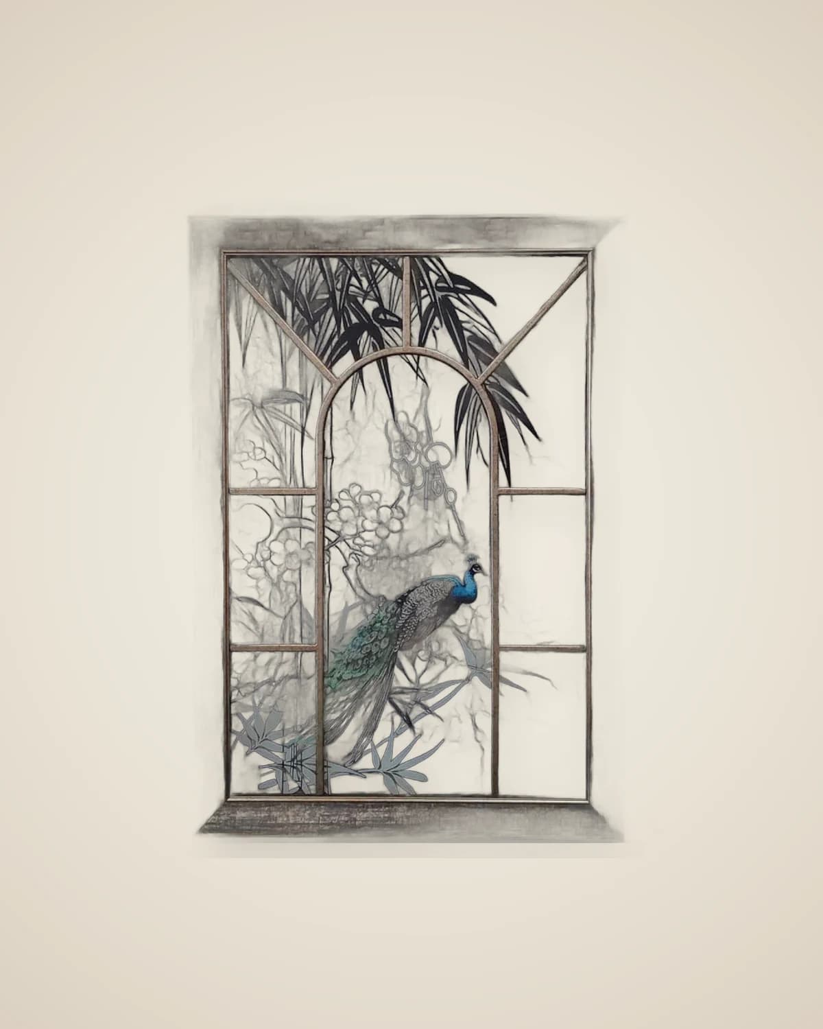 Aden-Pfau-Themen-Gemälde — TUTA — 2