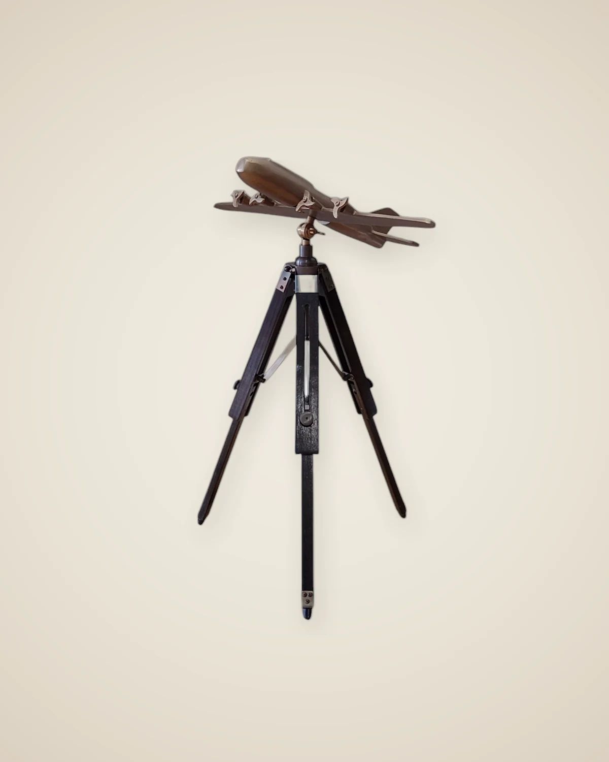 Аэро-декор, антикварное золотое украшение на штатив в виде самолета — TUTA — 2