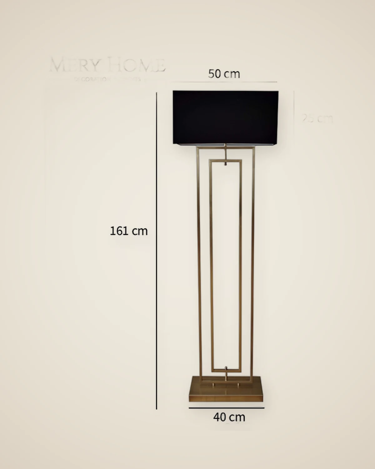 Appi Antique Gold Stylish Design Floor Lamp — TUTA — 3