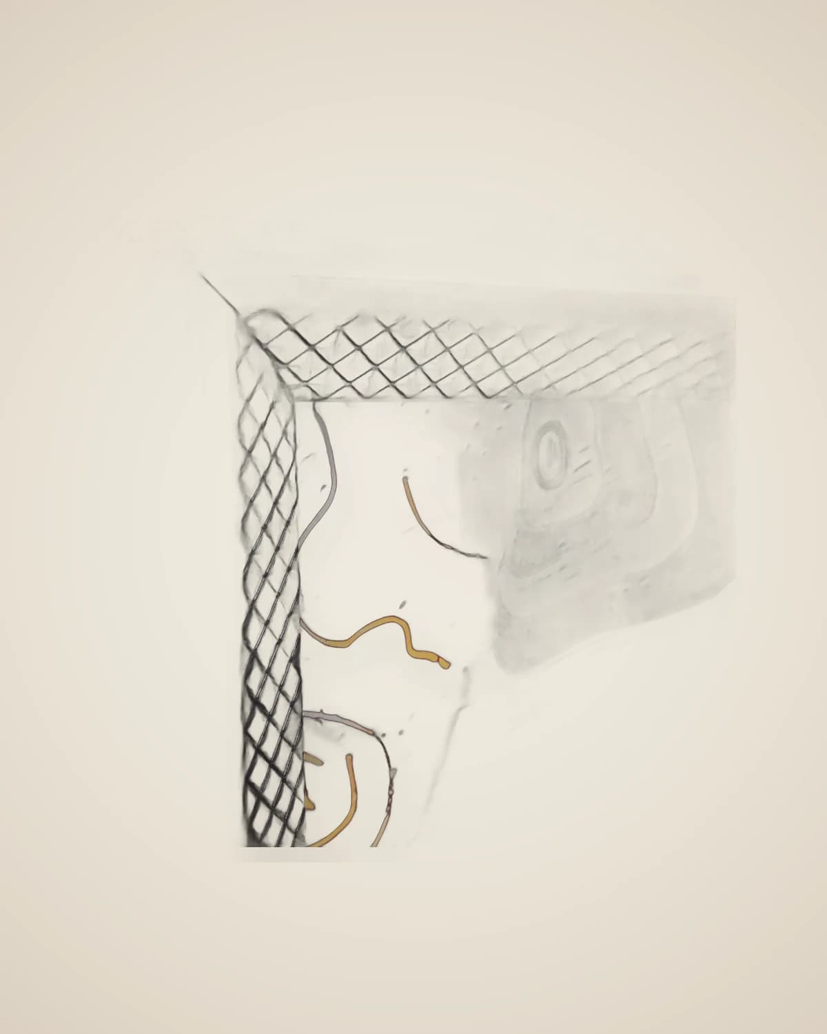 Aris Glasdruck, Frauenmotiv, luxuriöses, schwarz gerahmtes Wandgemälde, 90 x 120 cm — TUTA — 6