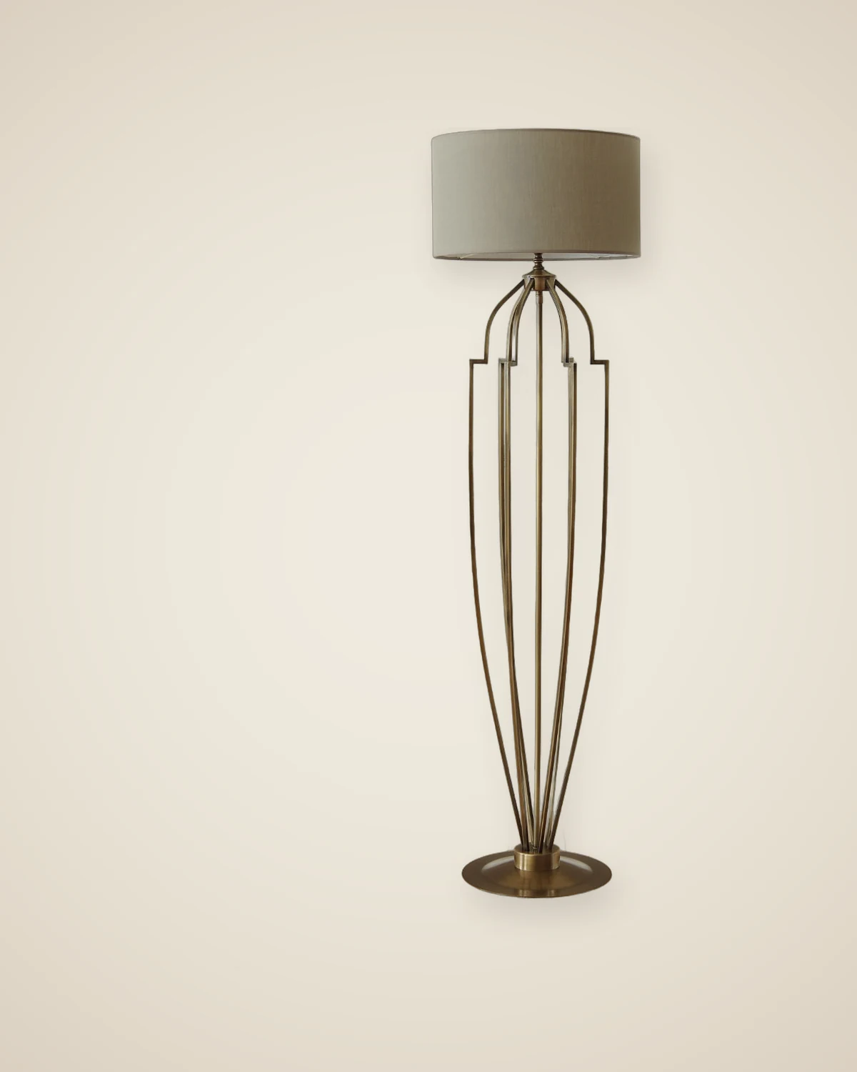 Bari Antik-Gold-Design-Wohnzimmer-Stehlampenmodell — TUTA — 3