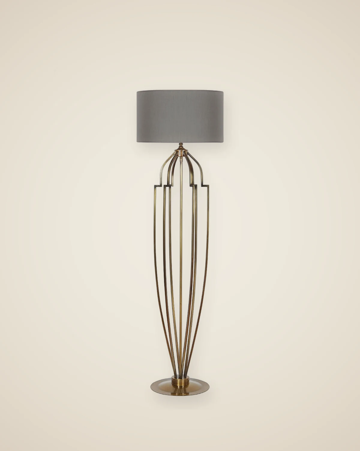 Bari Antik-Gold-Design-Wohnzimmer-Stehlampenmodell — TUTA — 4