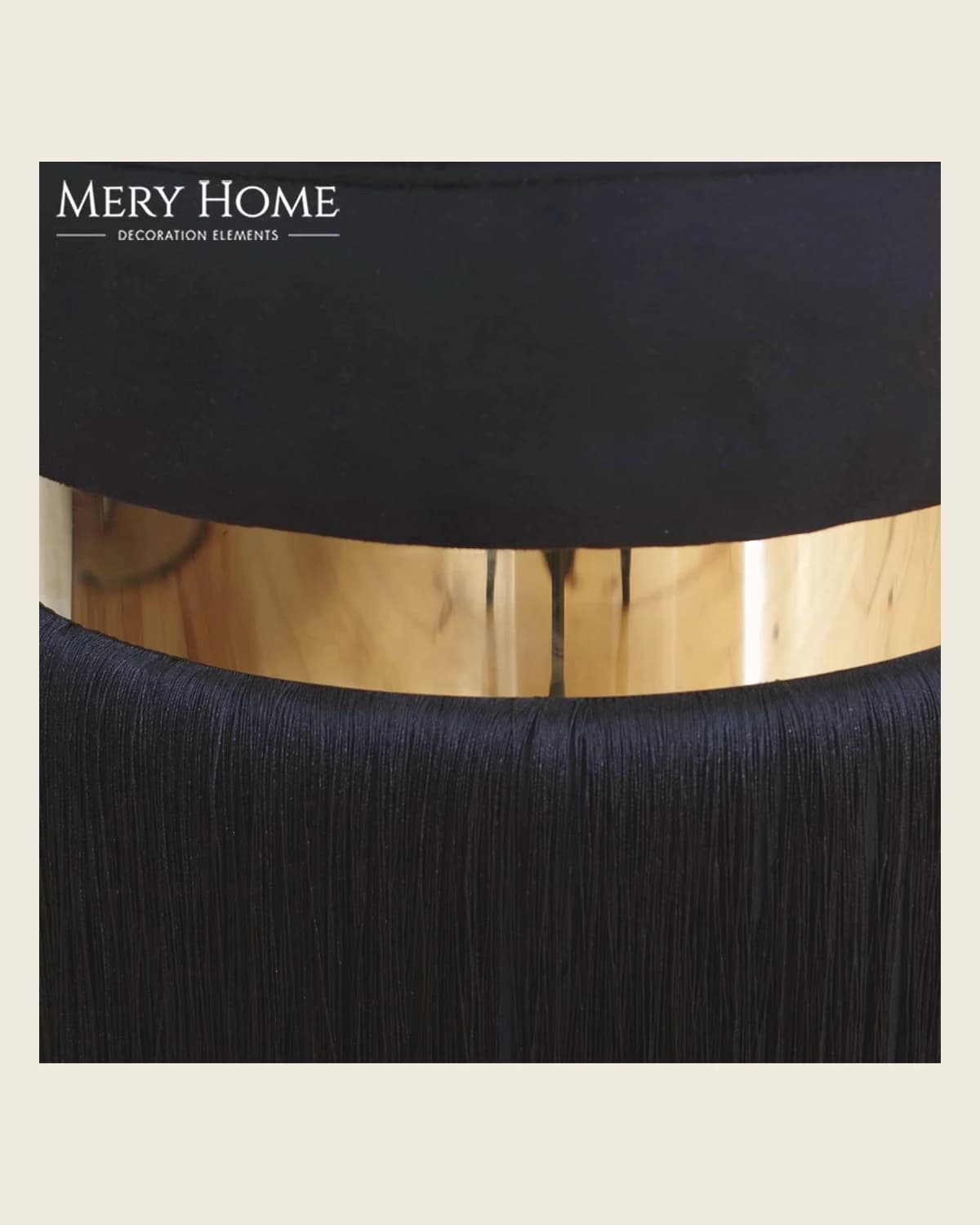 Bella Luxus dekoratives Pouf-Zubehör — TUTA — 6