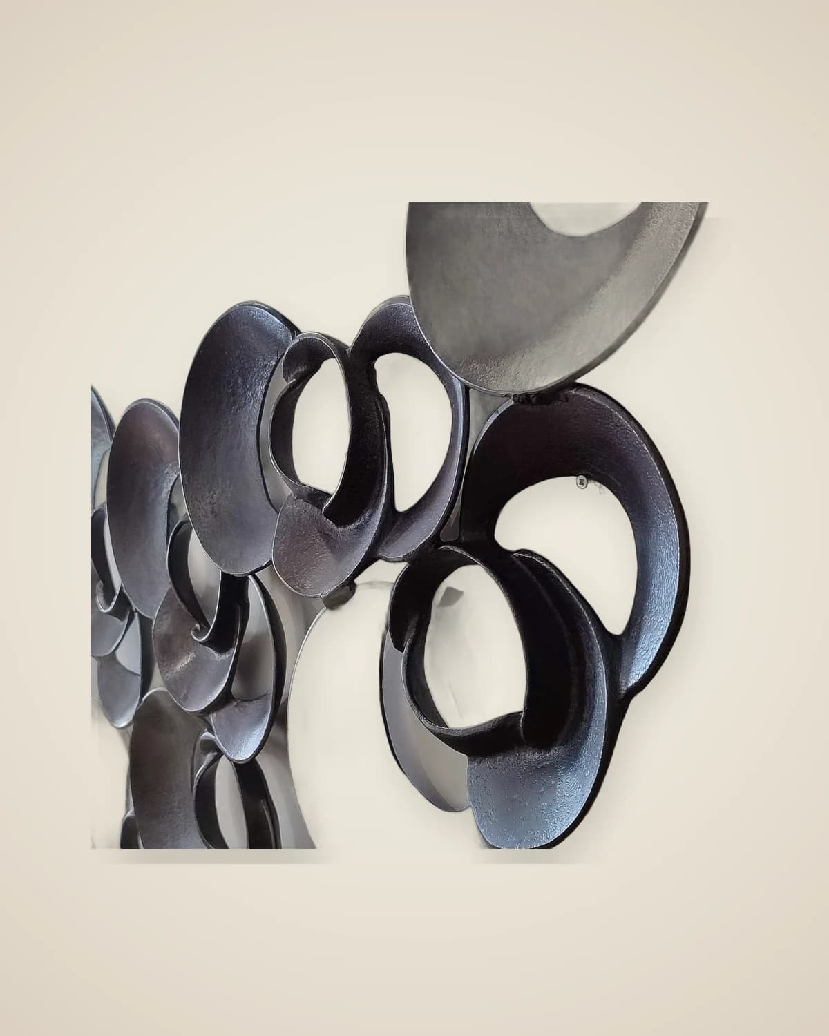 Черный Металлический Настенный Декор — TUTA — 5