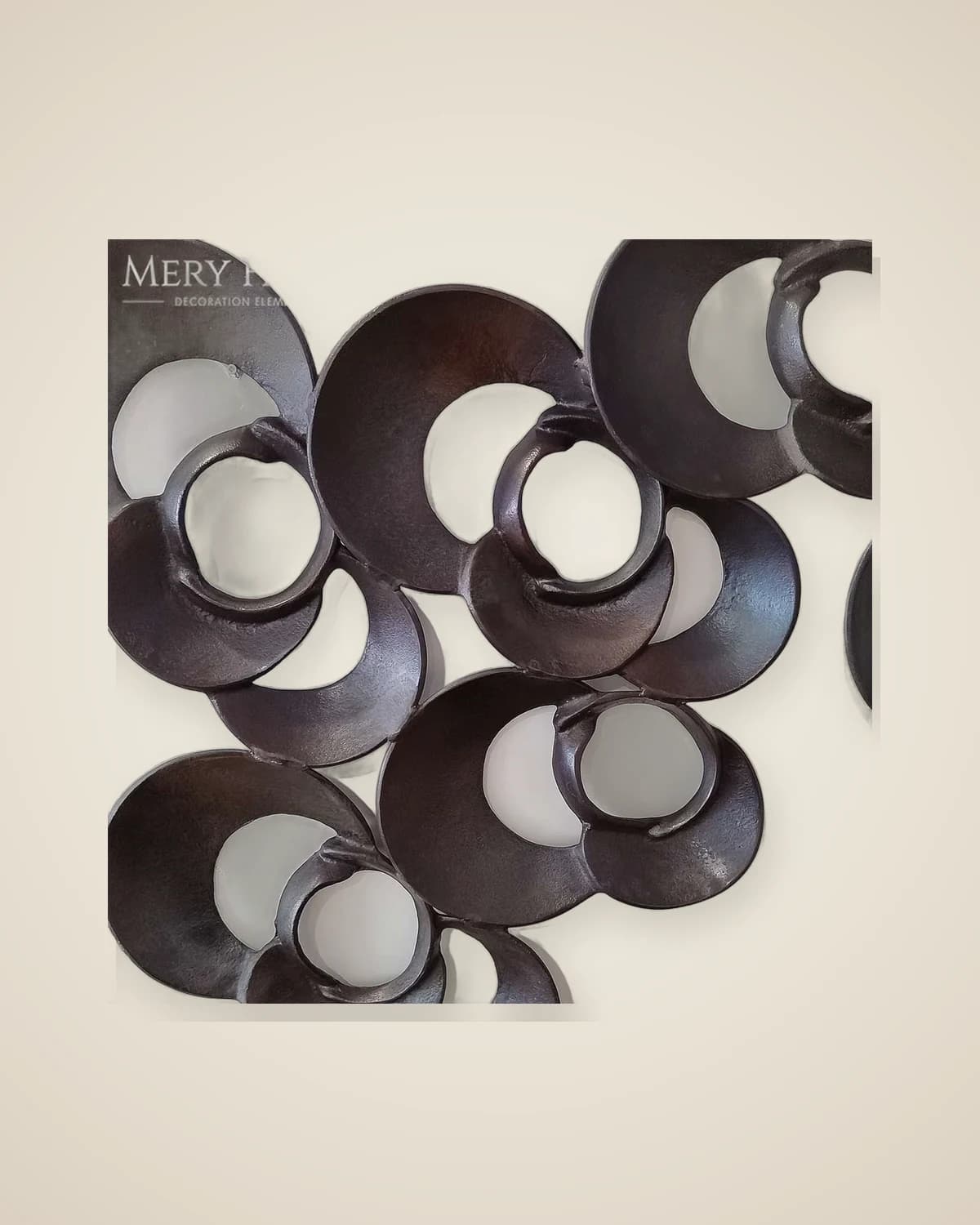 Черный Металлический Настенный Декор — TUTA — 6