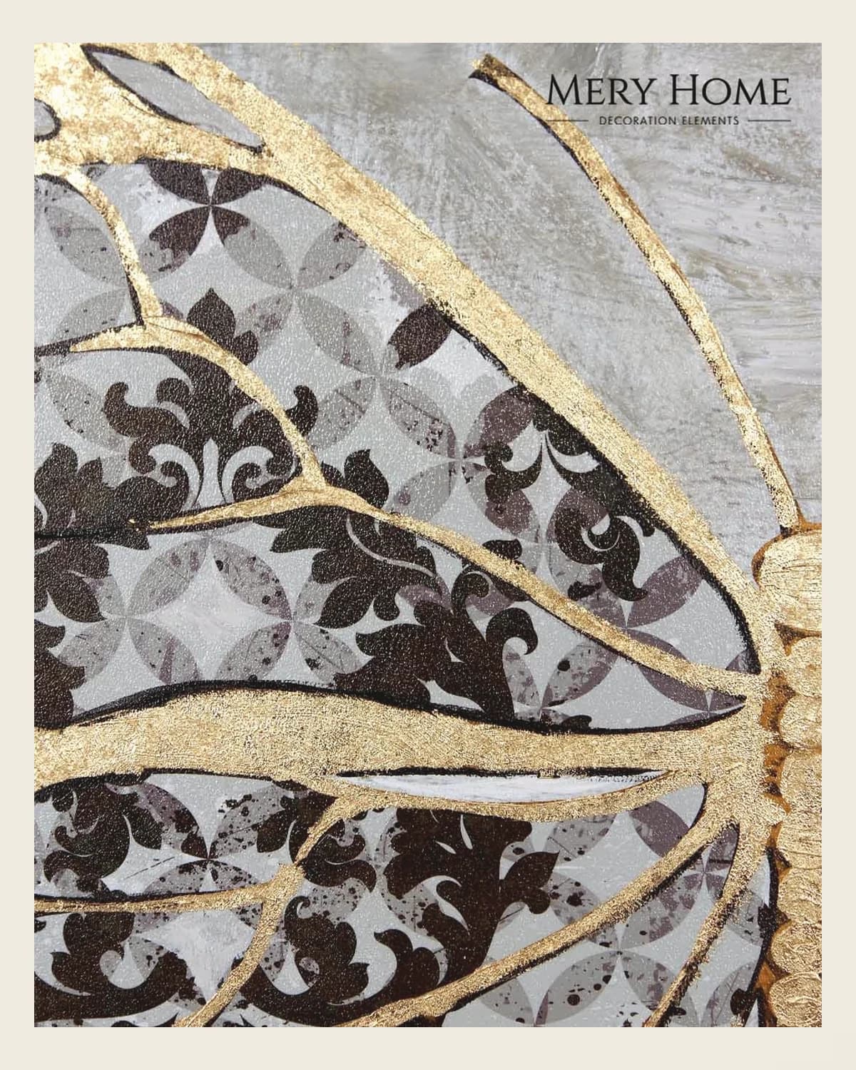 Modernes und dekoratives Gemäldemodell mit Schmetterlingsmotiv — TUTA — 5