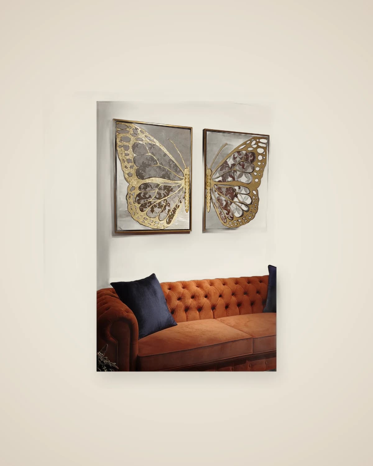 Modernes und dekoratives Gemäldemodell mit Schmetterlingsmotiv — TUTA — 6