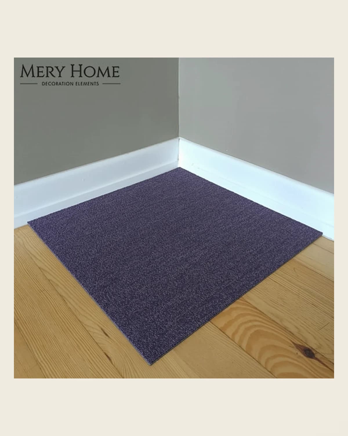 Teppichfliese 25 / Karton 5 m2 (50 cm x 50 cm) — TUTA — 2