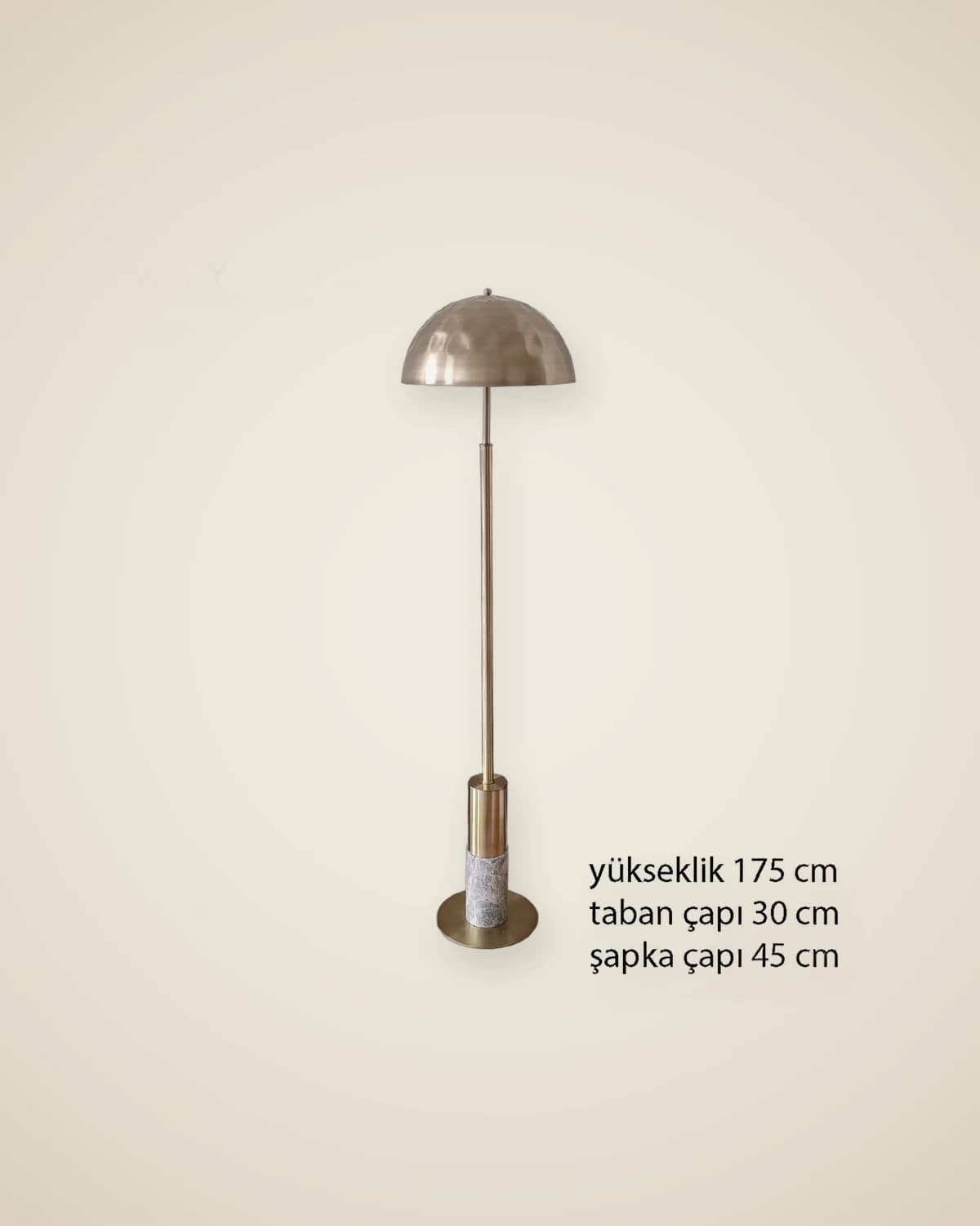 Carter Marmor Stilvolles Design-Stehlampenmodell — TUTA — 3