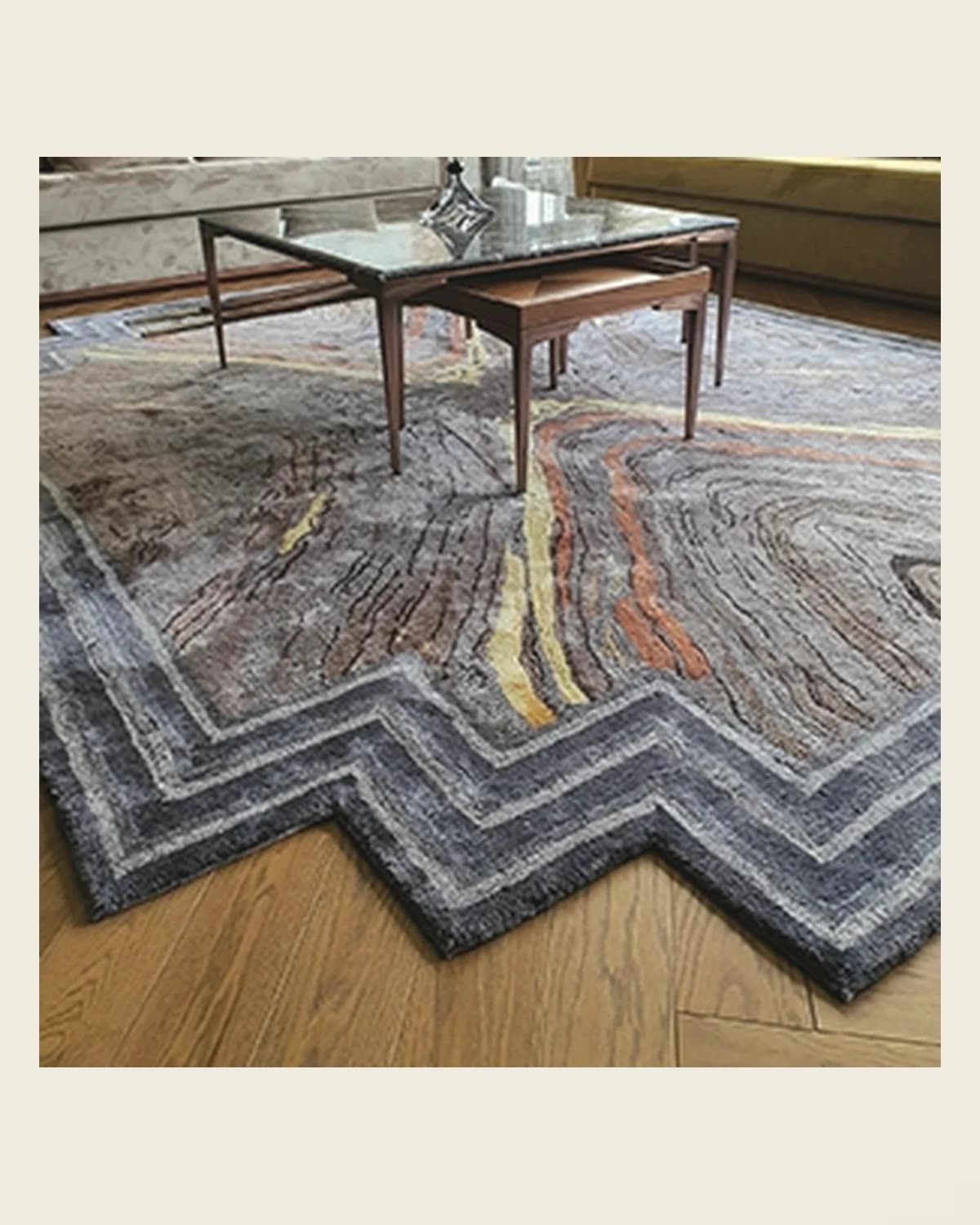 Cavalli Visionnaire Seiden-Viskose-Design, maßgeschneiderter Teppich — TUTA — 2