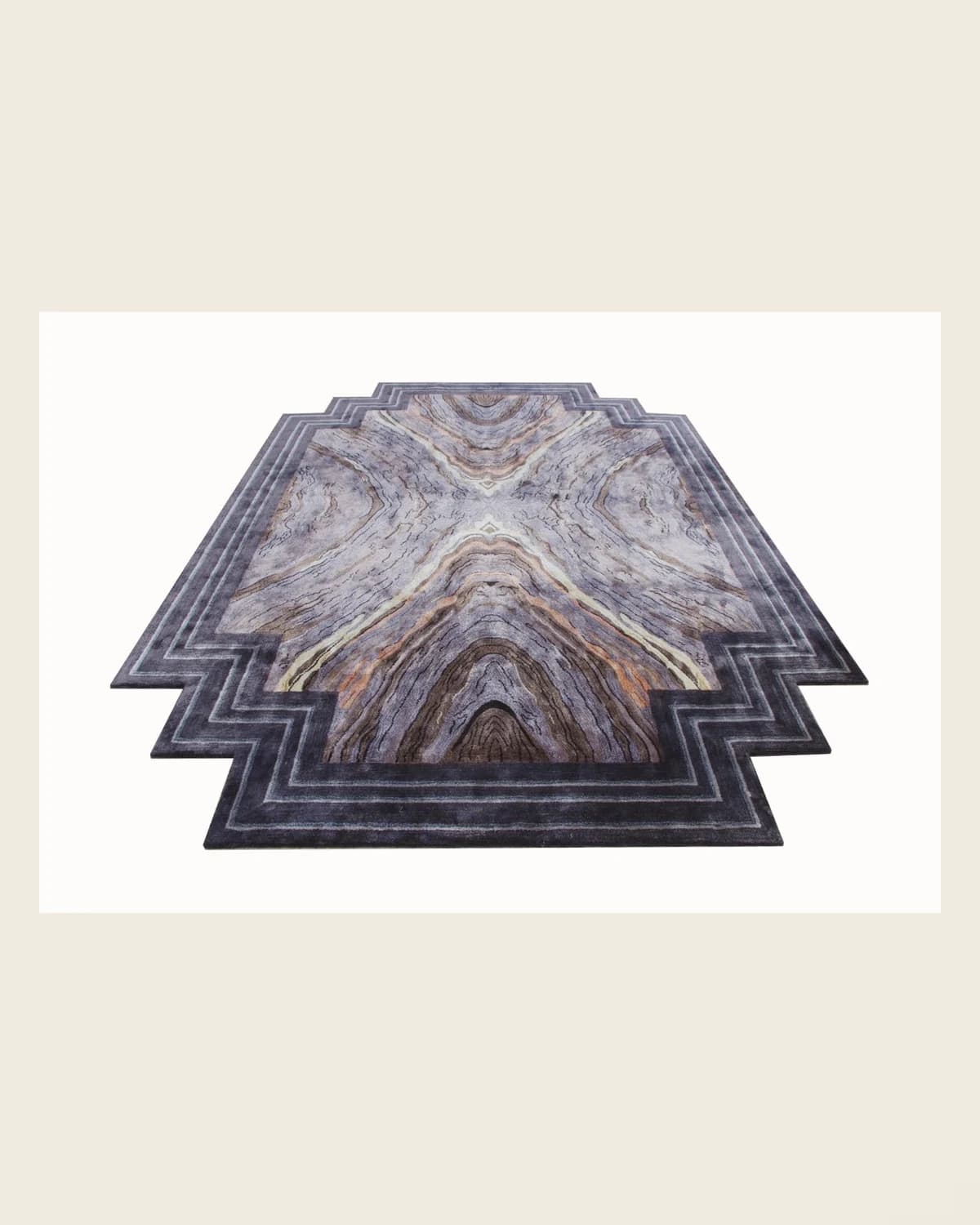 Cavalli Visionnaire Seiden-Viskose-Design, maßgeschneiderter Teppich — TUTA — 4