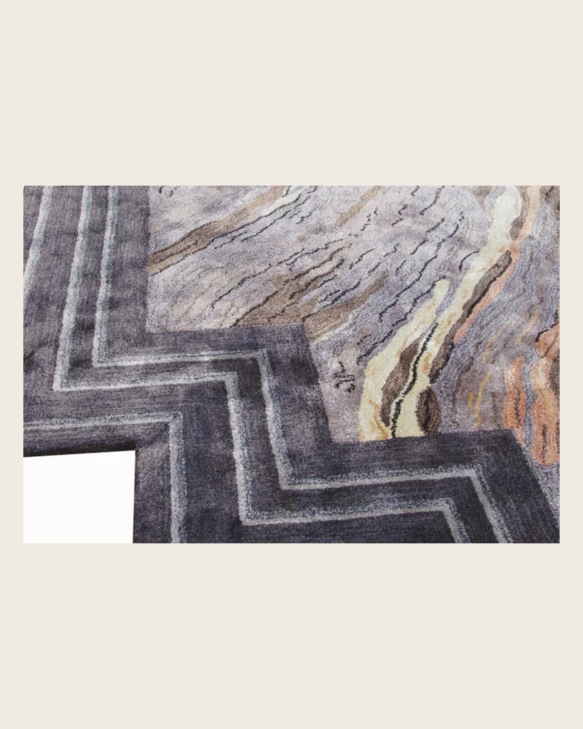 Cavalli Visionnaire Seiden-Viskose-Design, maßgeschneiderter Teppich — TUTA — 5