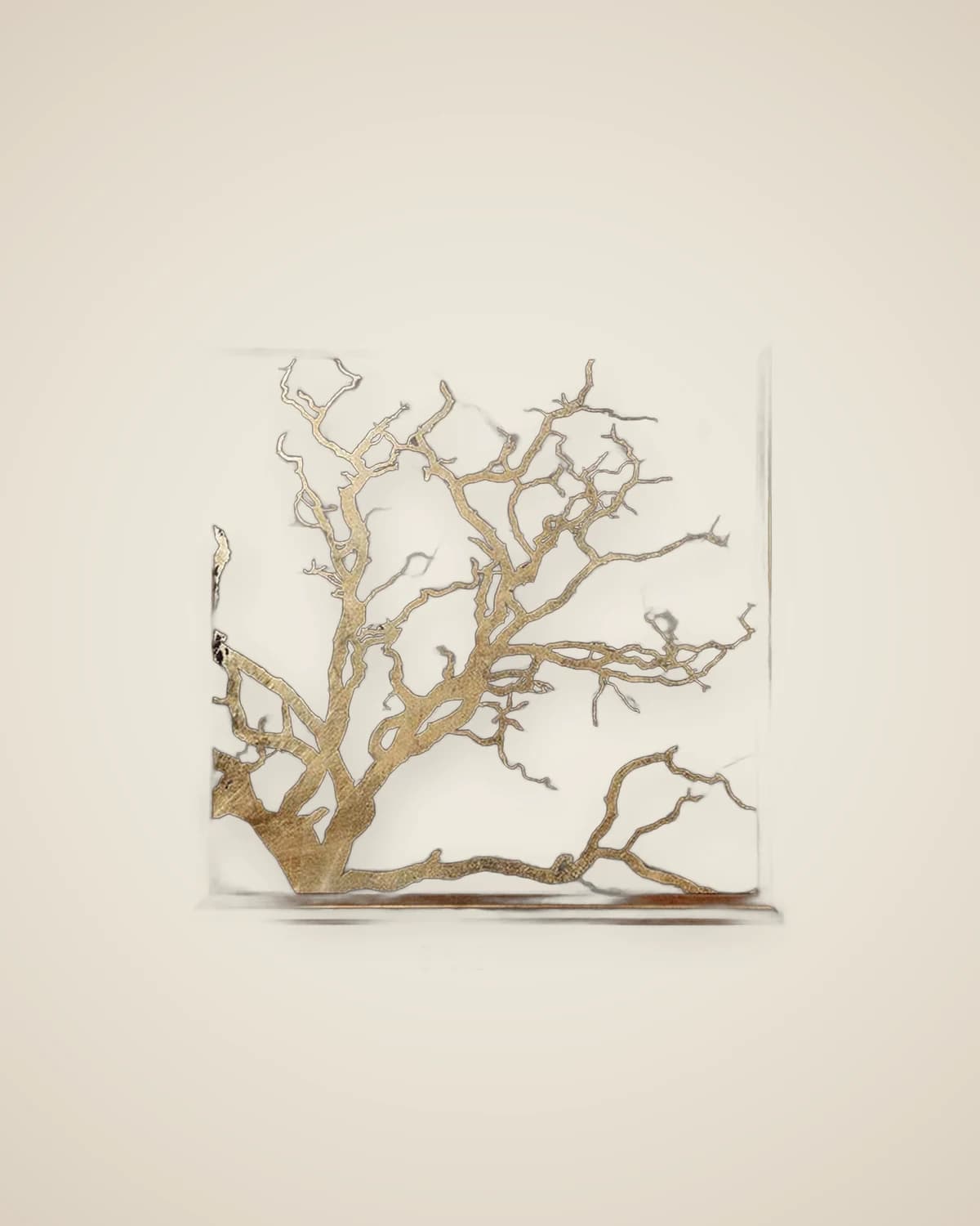 Chi dekoratives Goldgemälde mit Baummotiv, 87 x 87 cm — TUTA — 4