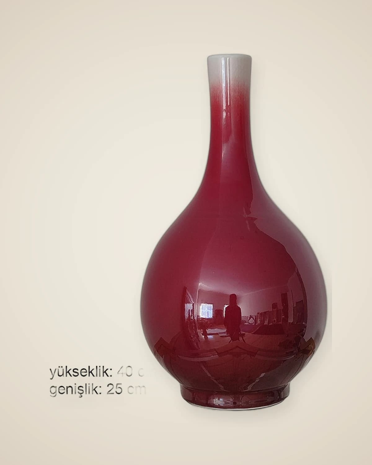 Малиновая ваза Ваза большого размера — TUTA — 4