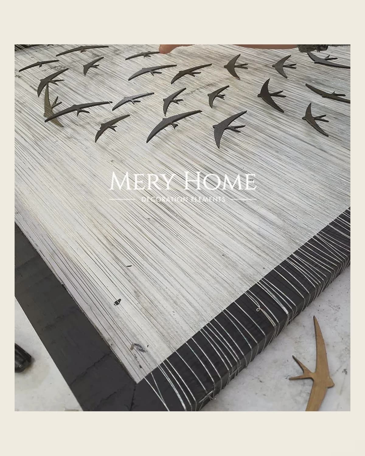 Dekoratives kabelgebundenes 3D-Malset-Modell mit Vogelmotiv — TUTA — 4