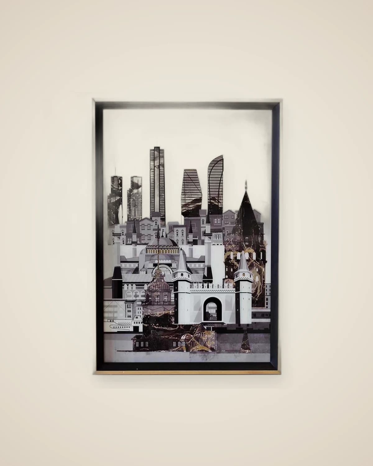 Dekorative und moderne Malerei zum Thema Istanbul — TUTA — 2