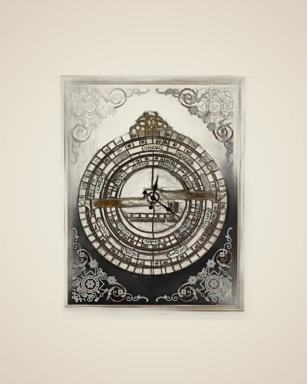 dekorativer Uhrentisch — TUTA — 2