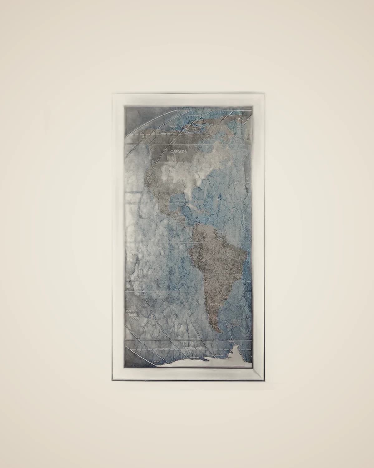 Dekoratives modernes Gemäldemodell mit Weltmotiv — TUTA — 2