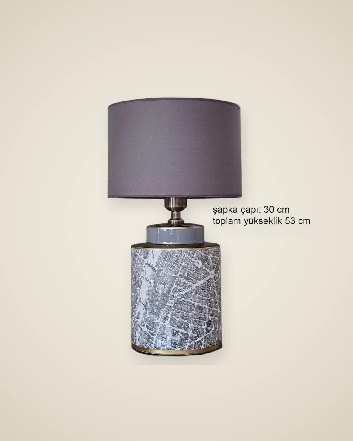 Dekorativer Lampenschirm aus Eiffel-Keramik — TUTA — 4