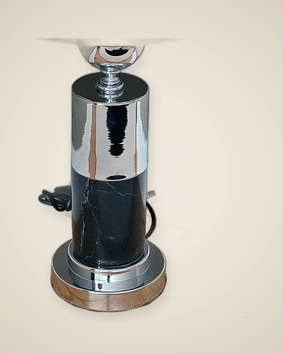 Elite-Schlafzimmerlampenschirm aus schwarzem Marmor und Chrom – modern und stilvoll | TUTA — TUTA — 5