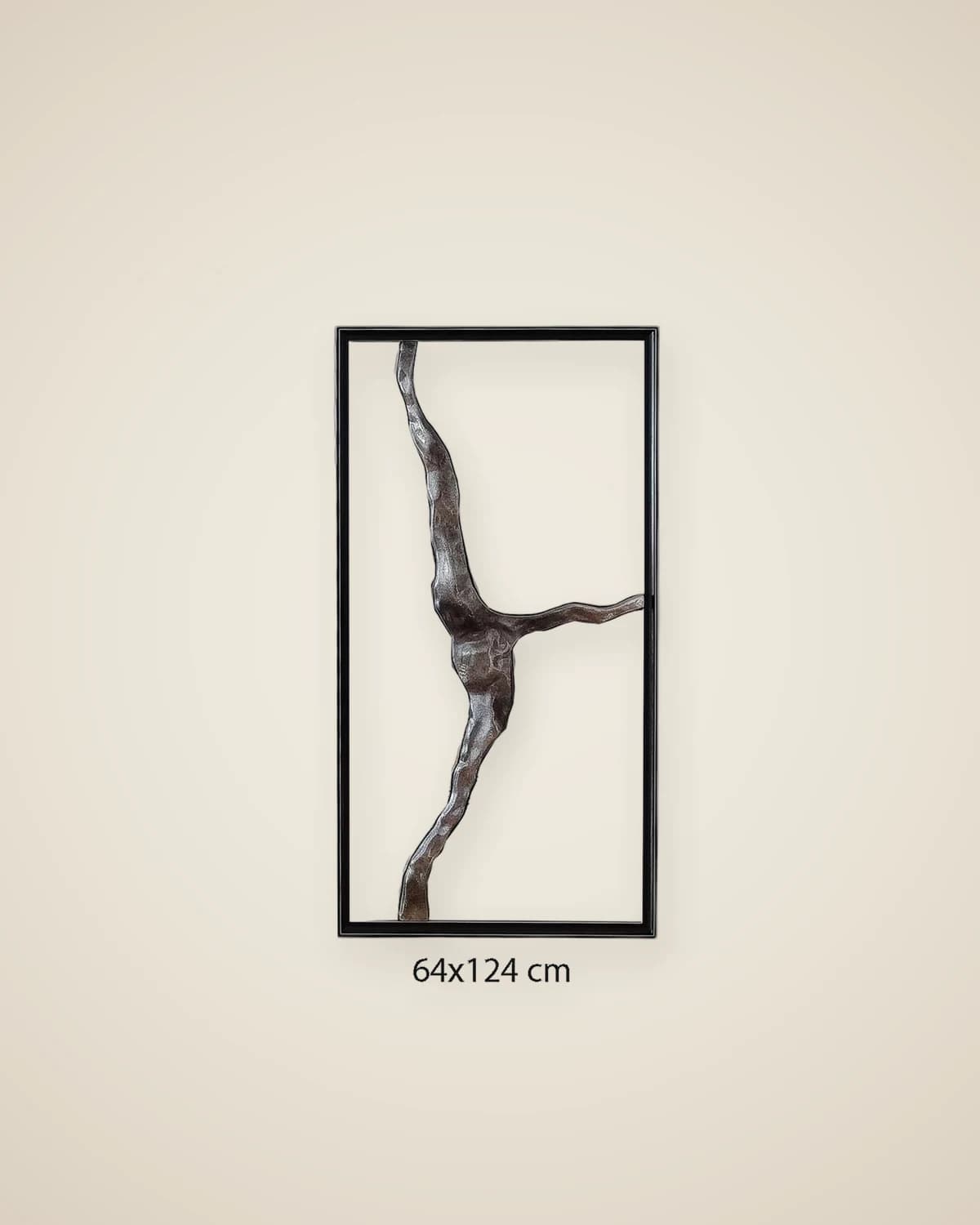 Außergewöhnlich gestalteter dekorativer Wandspiegel – moderner Stil, Silber — TUTA — 4