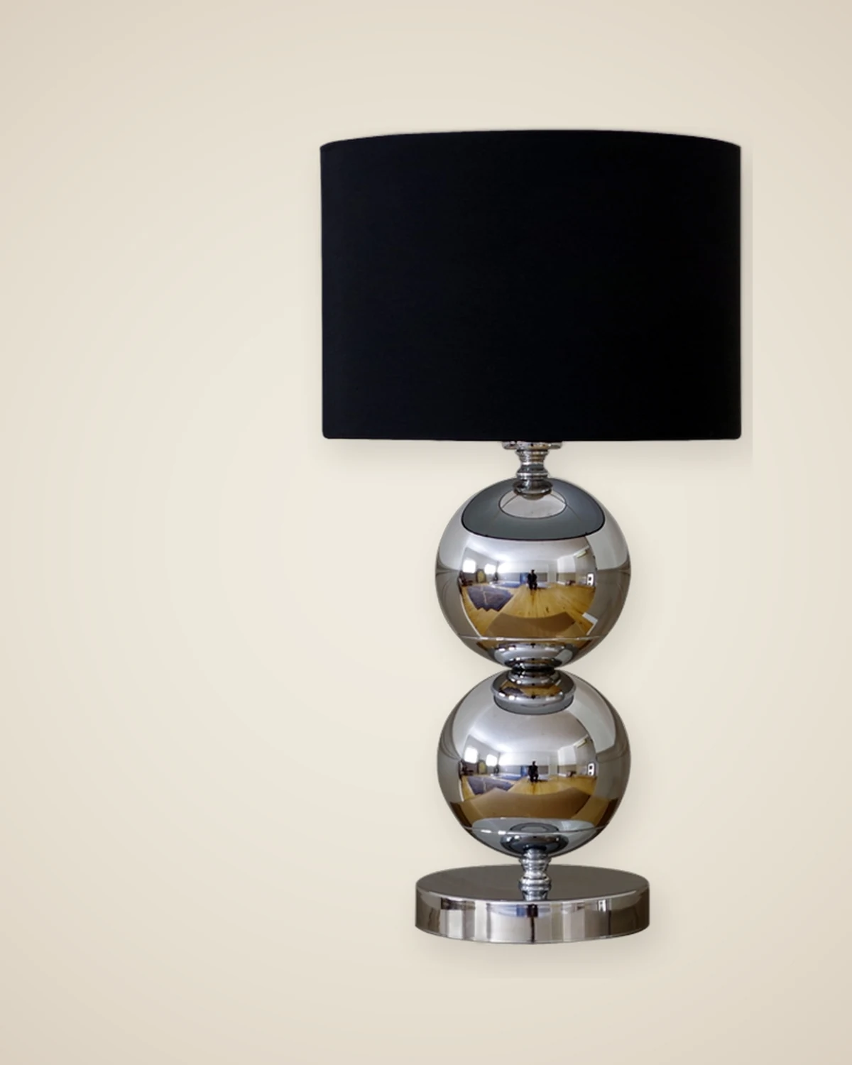 Feiner Chrom-Lampenschirm im modernen Design — TUTA — 2