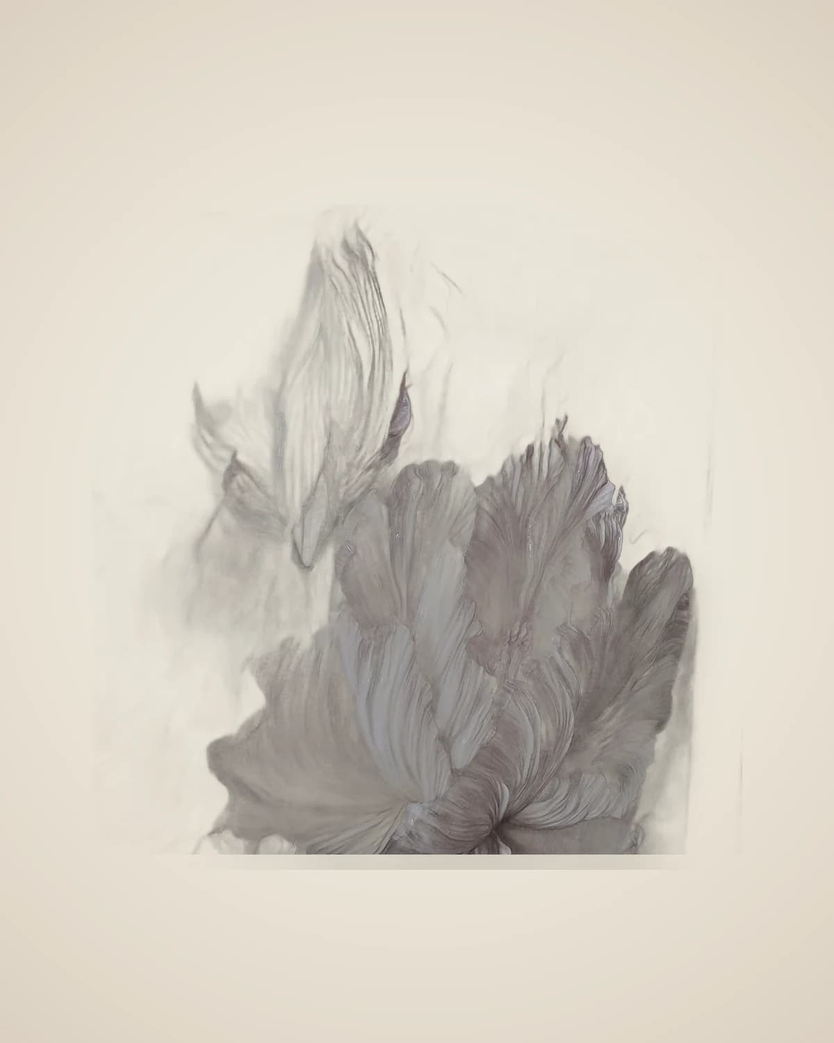 Geprägtes dekoratives Gemälde mit Blumenstruktur — TUTA — 6