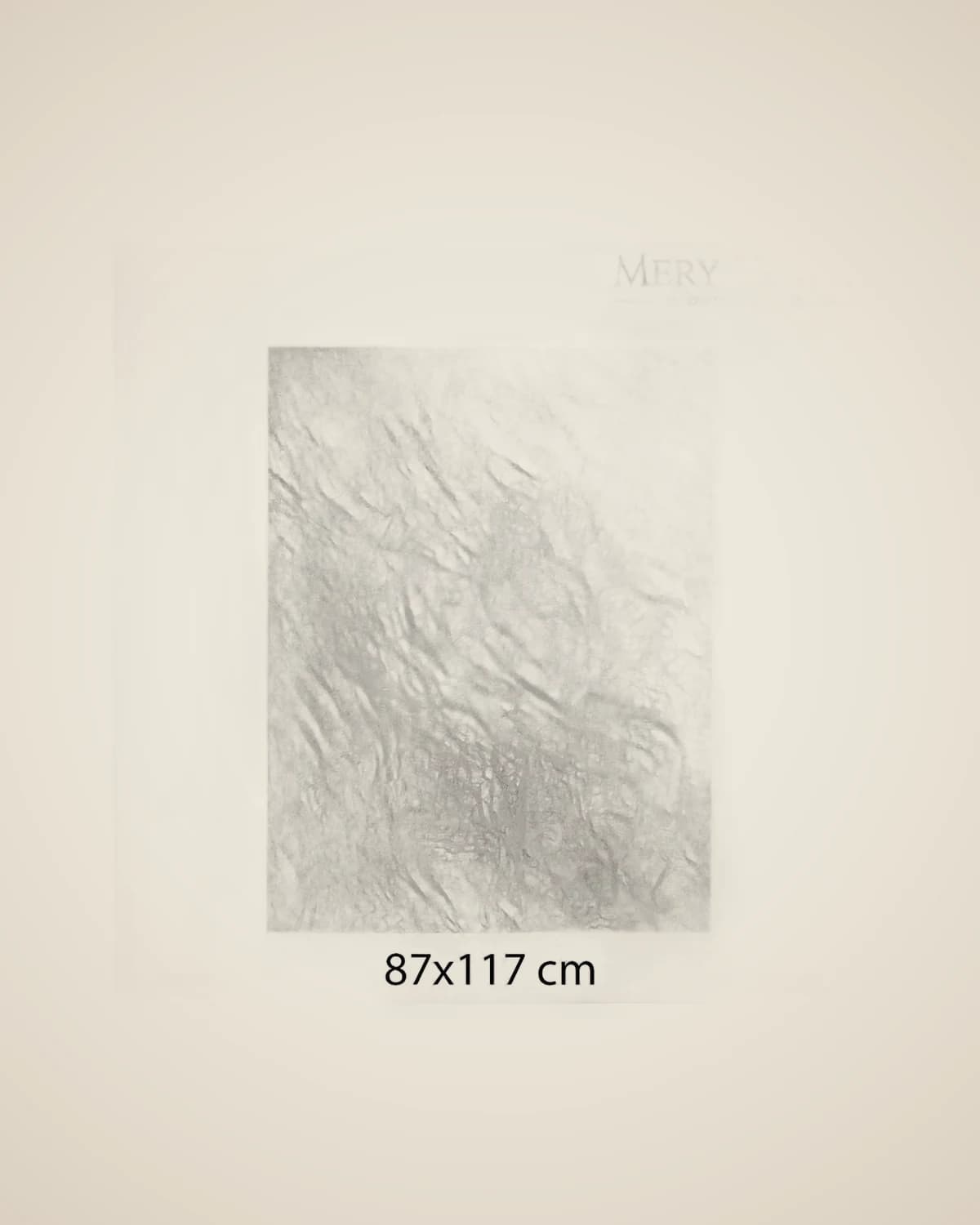 Fluid Horizon – Strukturiertes abstraktes vertikales Ölgemälde 87 x 117 cm — TUTA — 4