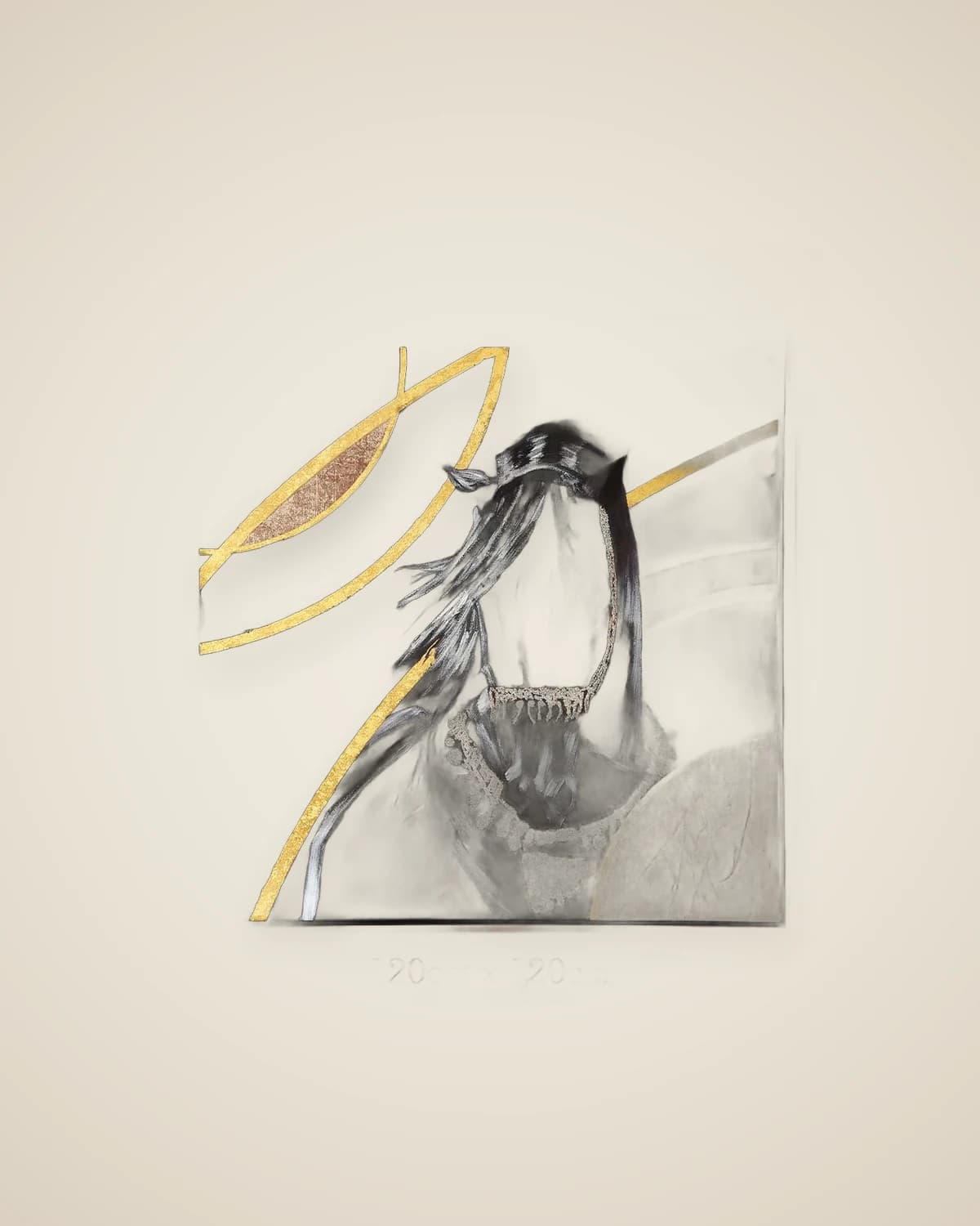 Galopp-Ölfarbe, strukturierte Glitzer-Dekorationsmalerei | TUTA Pferdemalerei — TUTA — 4