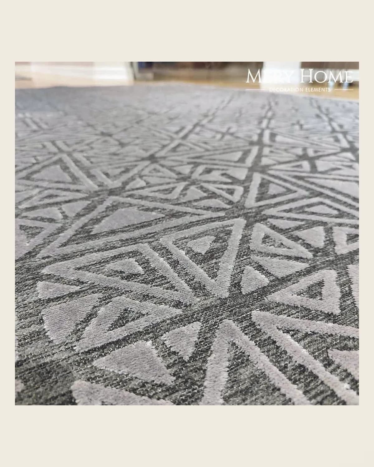 Gami-Teppich mit geometrischem Mosaikmuster, modern, dünn, 160 x 230 — TUTA — 5