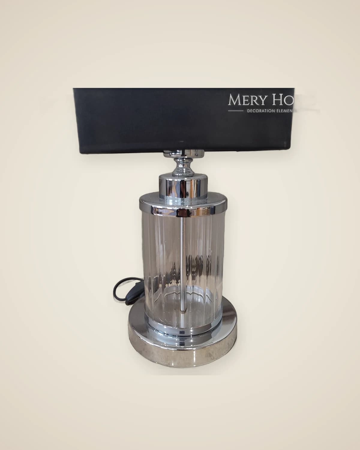 Glide Glass Antique Black Hat Schlafzimmer Modernes Lampenschirmmodell — TUTA — 6