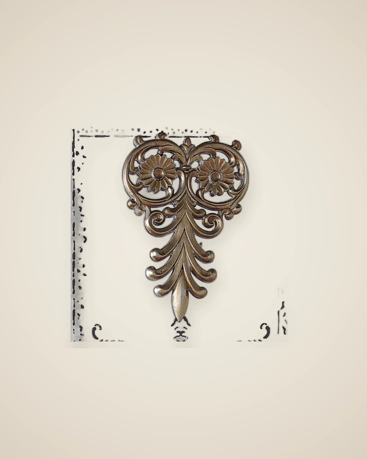 Glory Glas bedrucktes dekoratives Gemäldemodell mit Spiegelrahmen — TUTA — 4