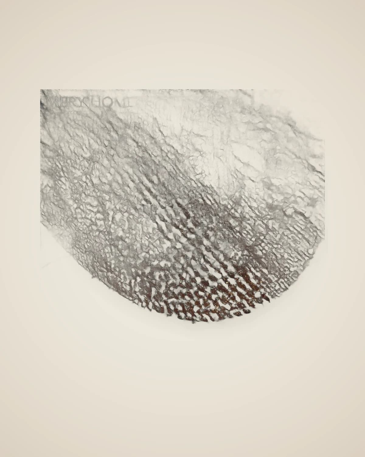 Goldgeprägtes rundes dekoratives Gemälde – modernes abstraktes Wandgemälde mit Glasrahmen — TUTA — 4