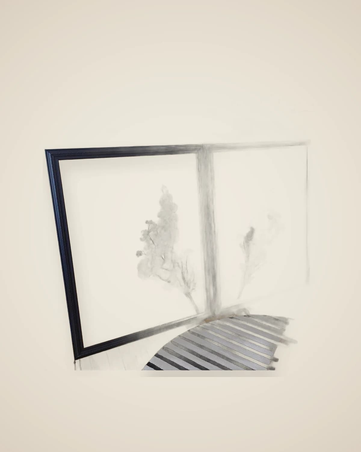 Golden Bloom 3D-dekoratives Luxusgemälde mit schwarzen Blumen und Blattgold (90 x 120 cm) — TUTA — 3