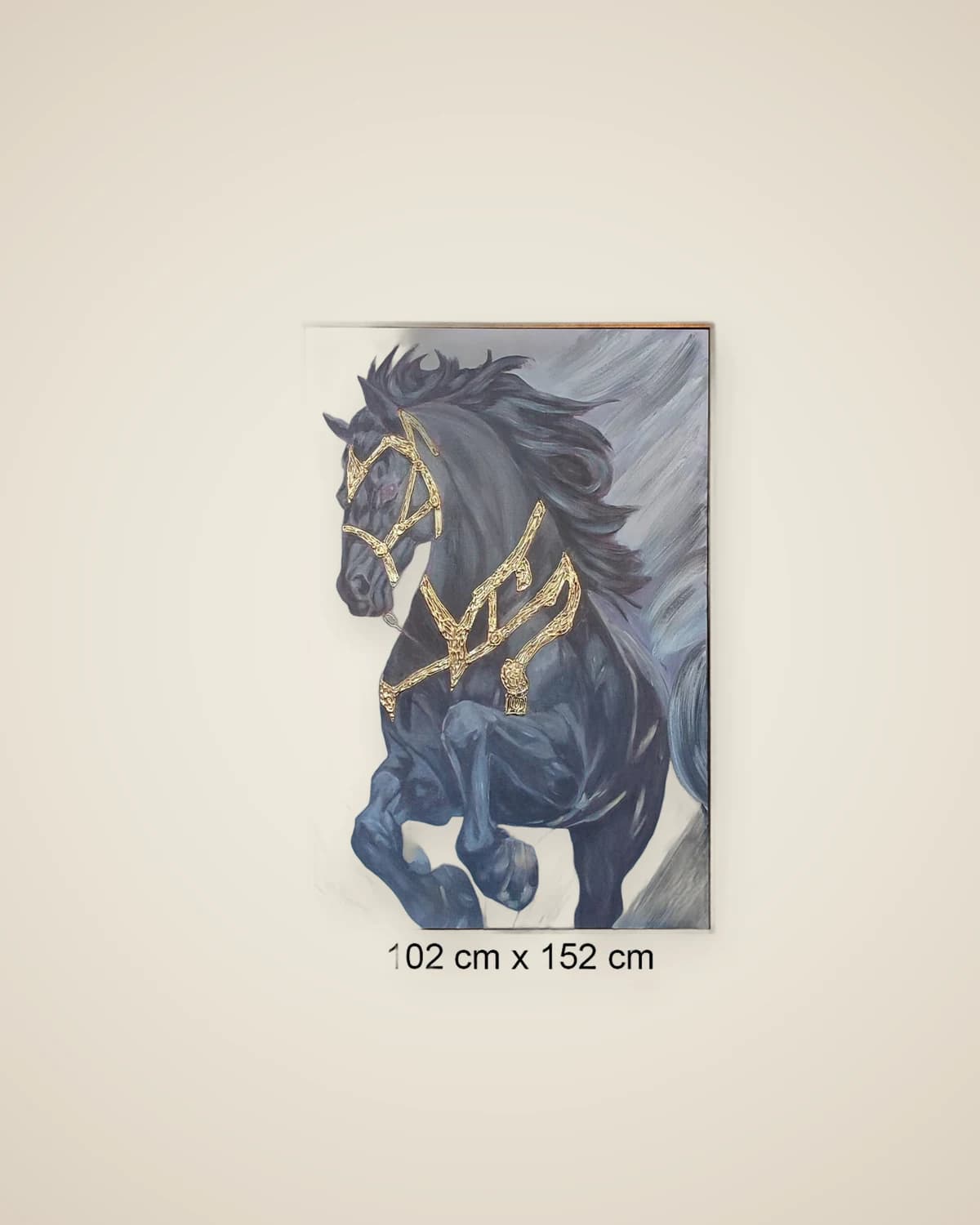 Dekoratives Gemälde „Goldener Galopp“. — TUTA — 4