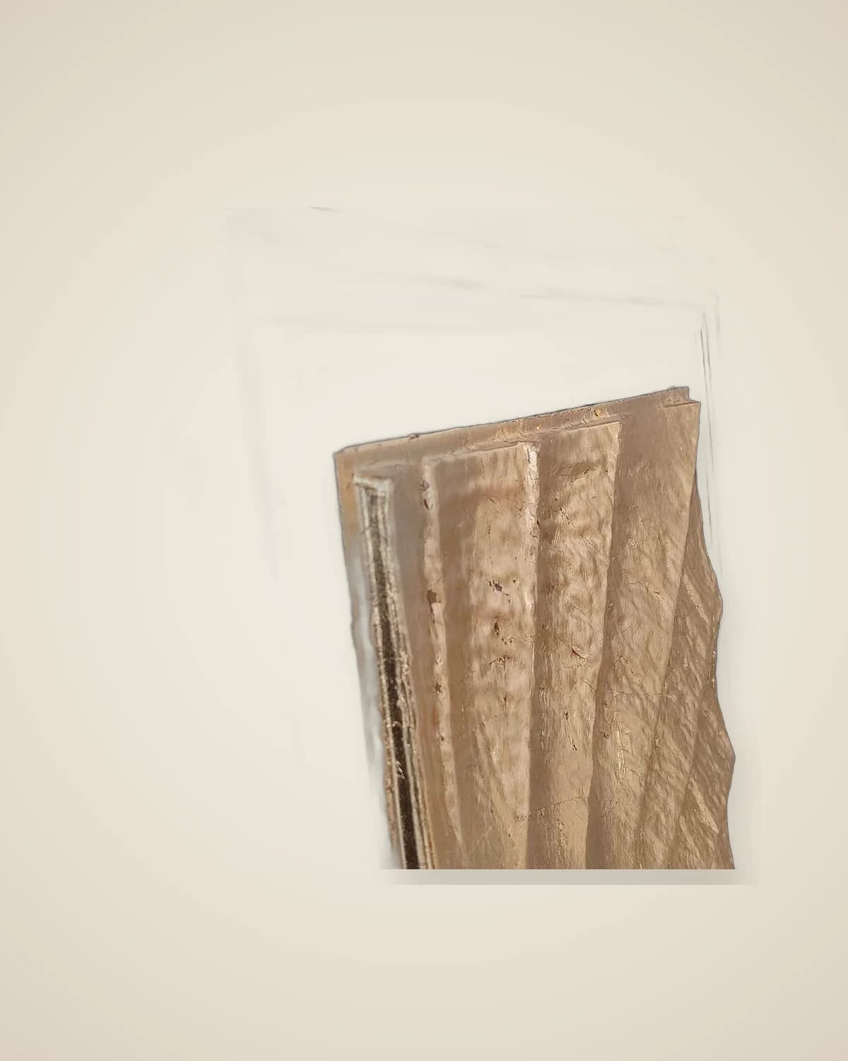 Goldene Wellen, luxuriöses, goldgeprägtes dekoratives Gemälde, 75 x 75 cm — TUTA — 5