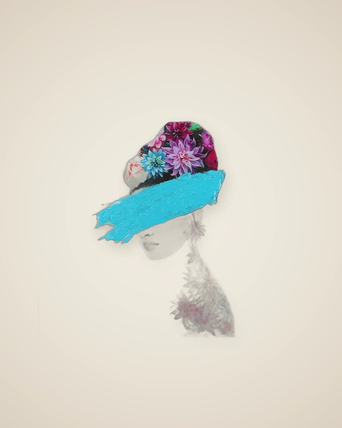 Kimono-Frau-Themengemälde — TUTA — 2