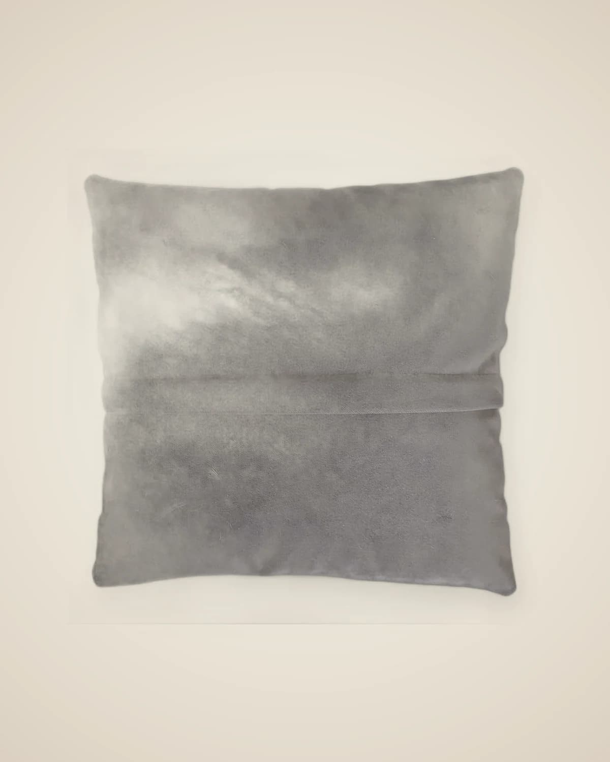 Lara Silver Leaf Dekoratives Original-Leder-Wurfkissen — TUTA — 3