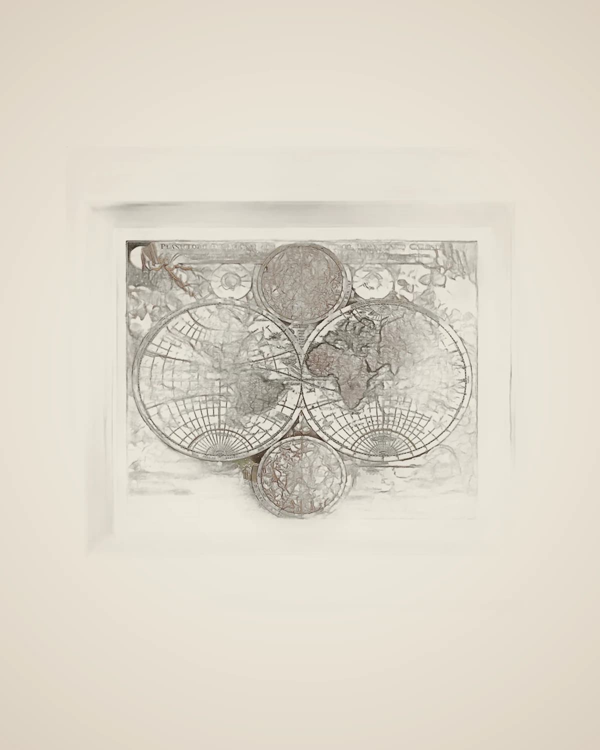 Großes dekoratives und modernes Renaissance-Spiegelgemälde — TUTA — 2