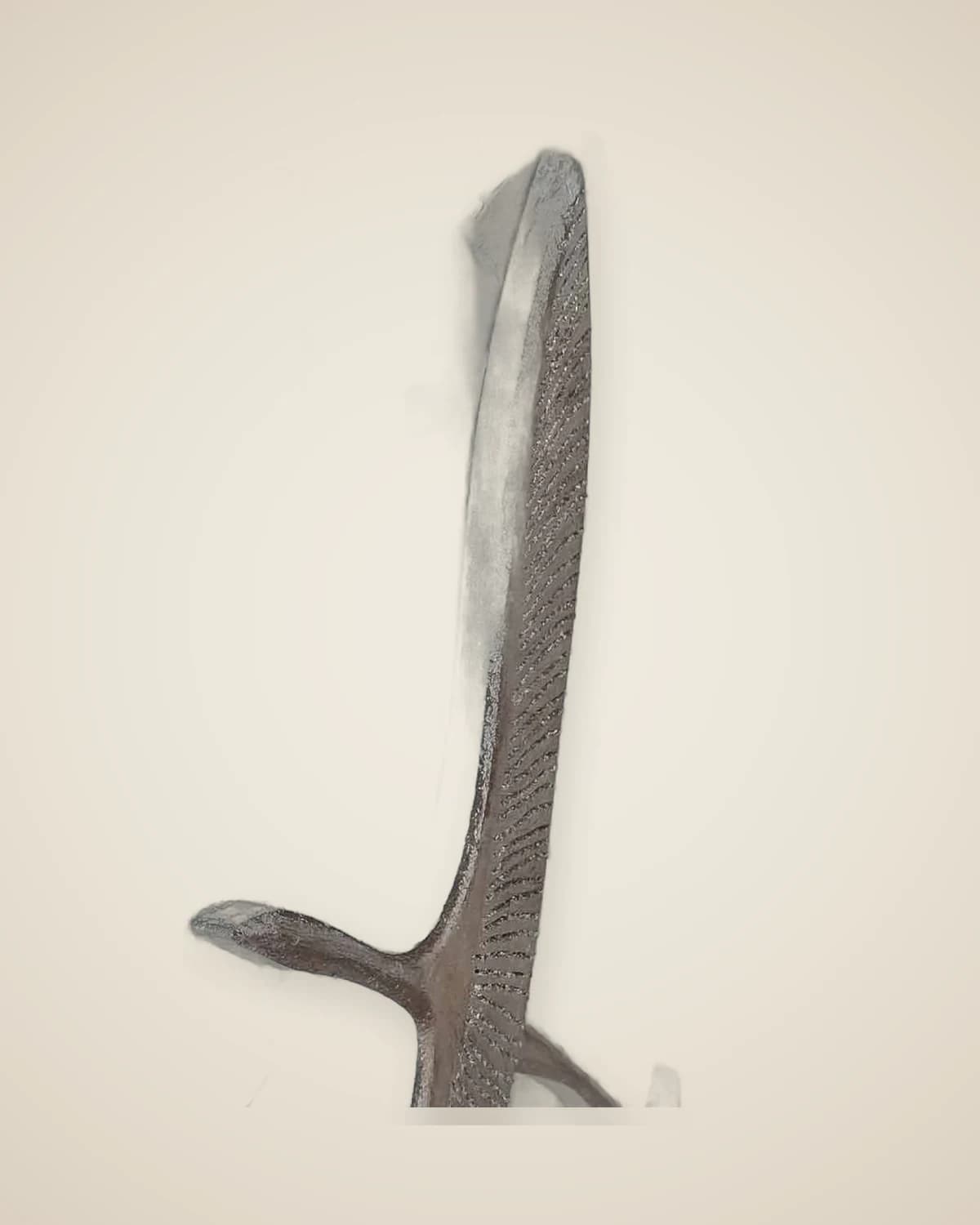 Larry Bird Dreidimensionales, mit Silberfolie überzogenes Vogelgemälde — TUTA — 6