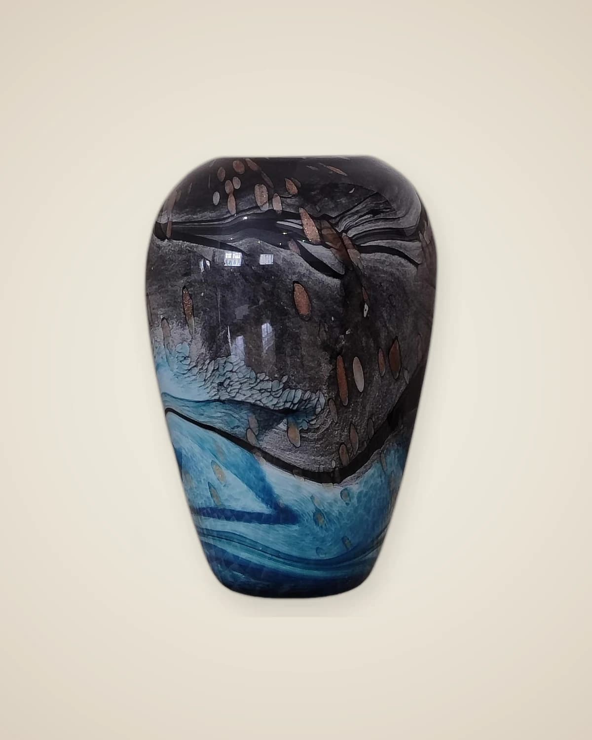 Многослойная стеклянная ваза небольшого размера — TUTA — 2