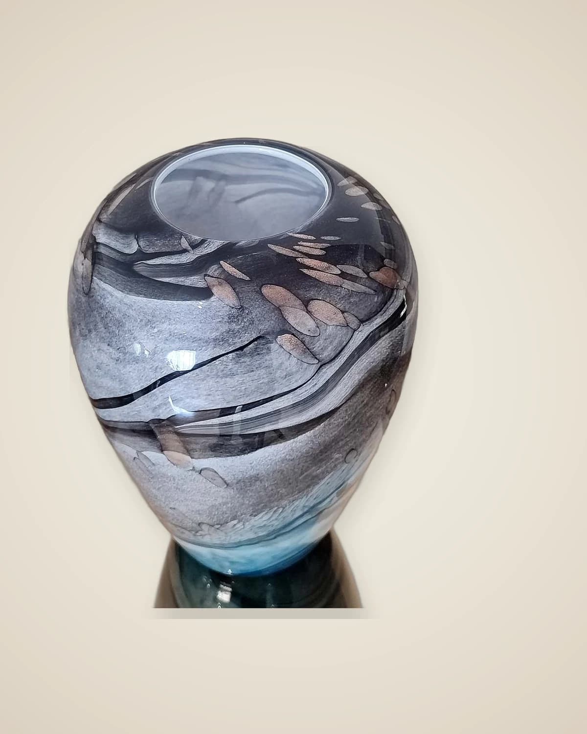 Многослойная стеклянная ваза небольшого размера — TUTA — 5