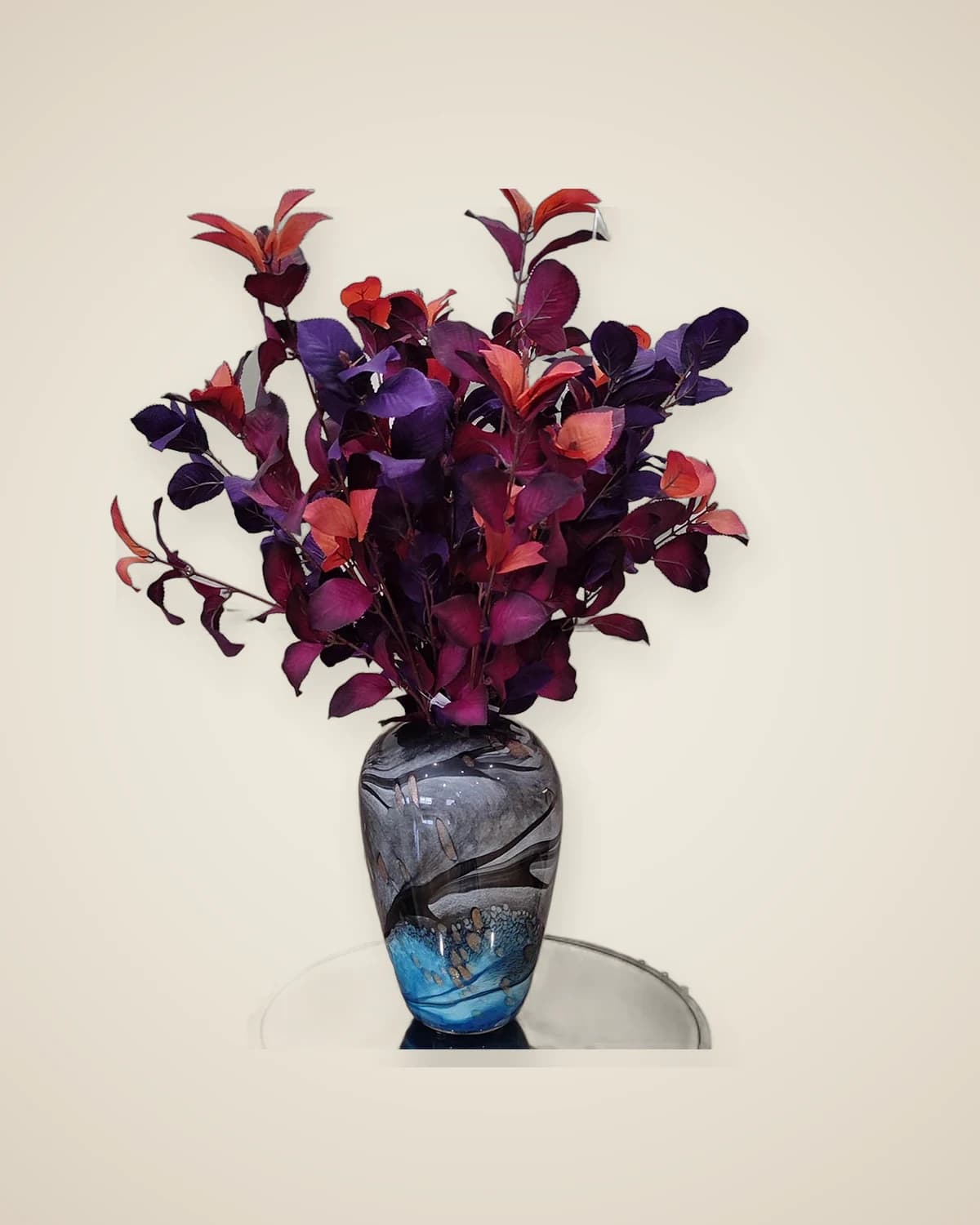 Многослойная стеклянная ваза небольшого размера — TUTA — 6