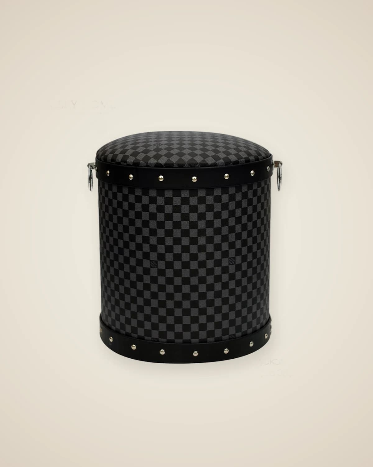 Louis Vuitton Design Серый Черный Роскошный пуф — TUTA — 4