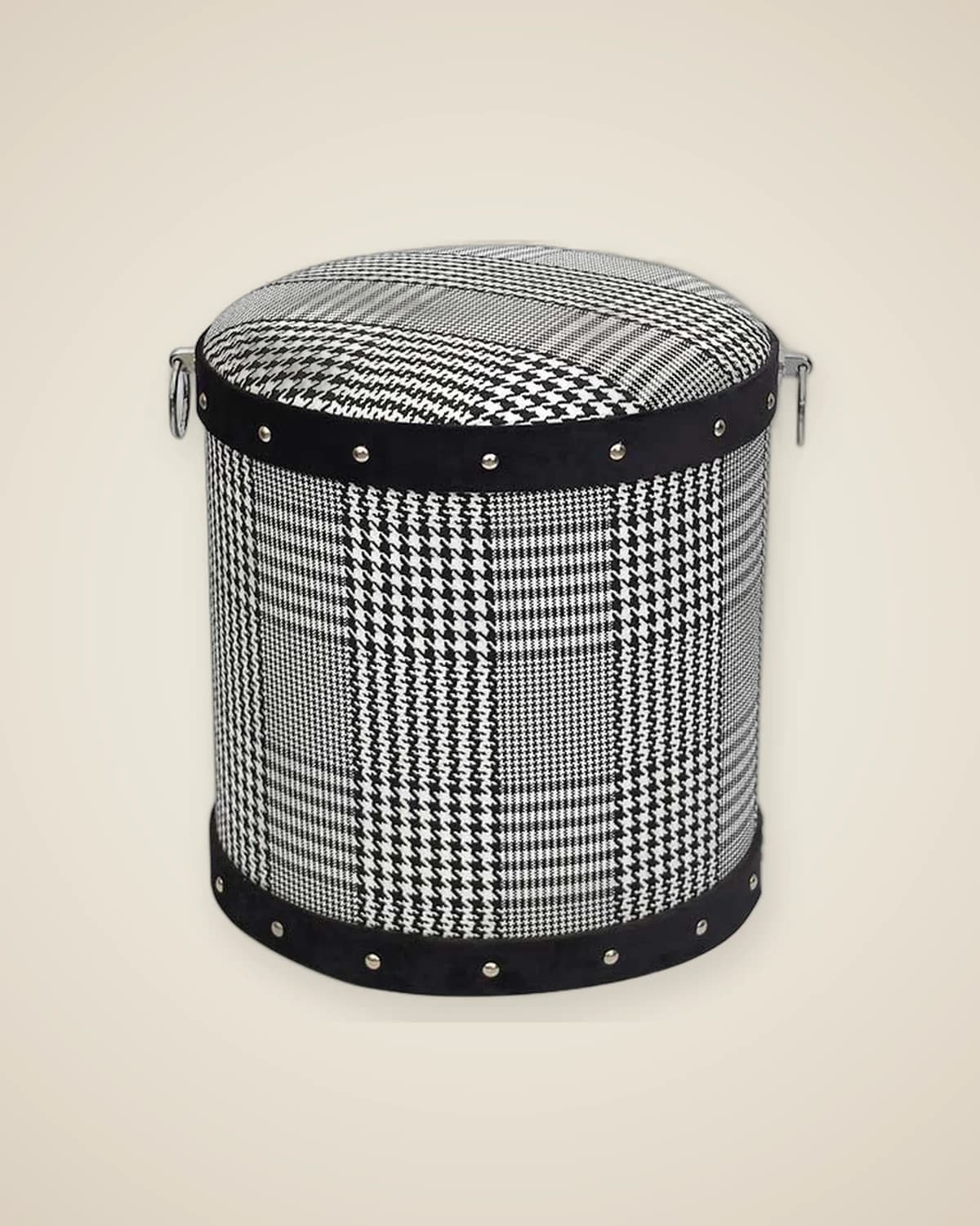 Louis Vuitton Design белый черный роскошный пуф — TUTA — 2