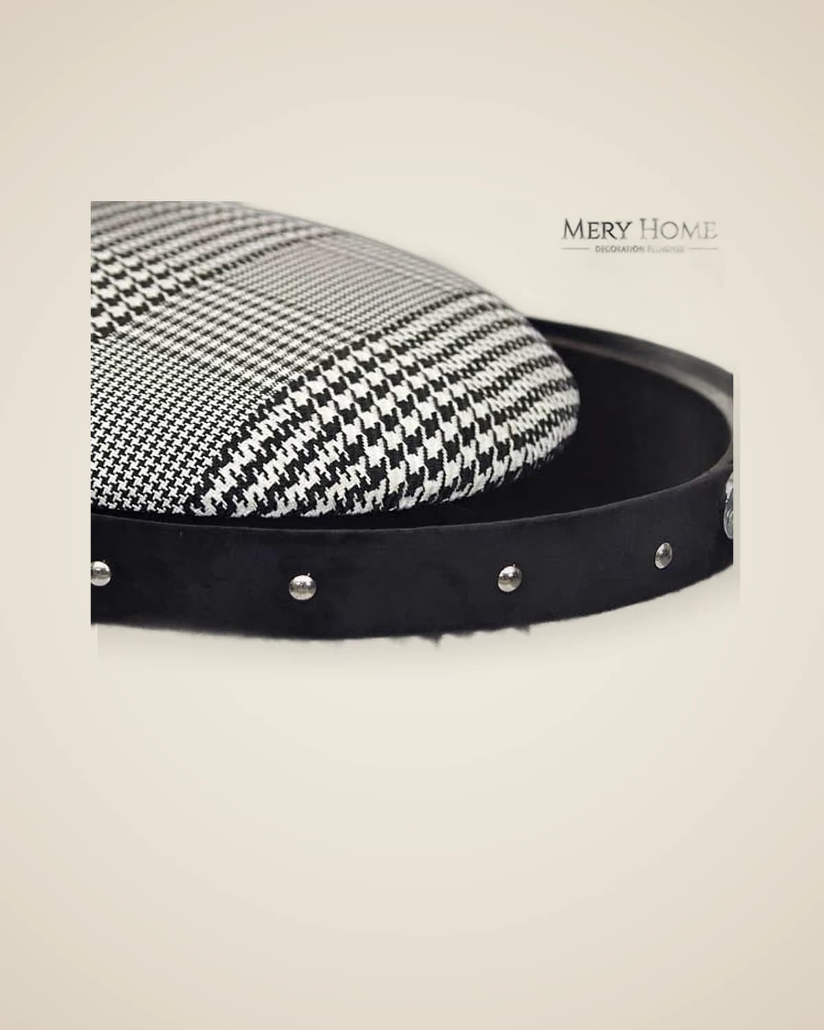 Louis Vuitton Design белый черный роскошный пуф — TUTA — 3