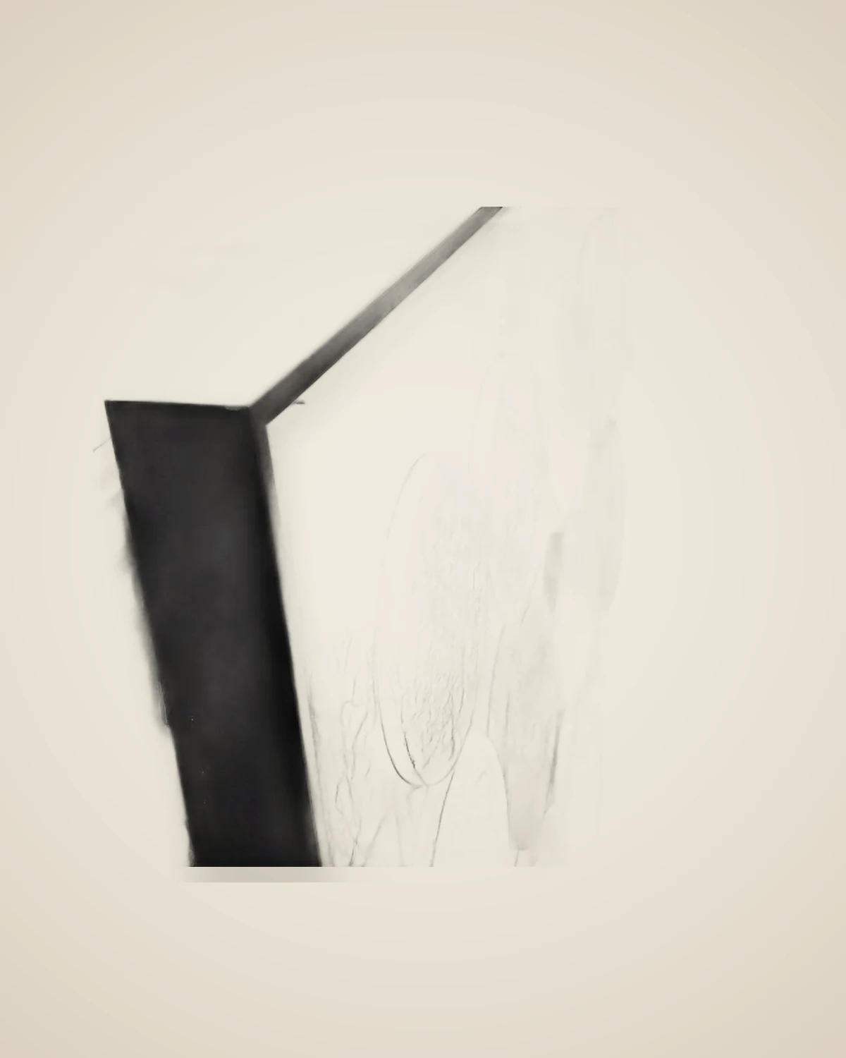 Luna Modern Embossed Texture Art – Gemälde in Schwarz-, Weiß- und Beigetönen (94 x 94 cm) — TUTA — 6