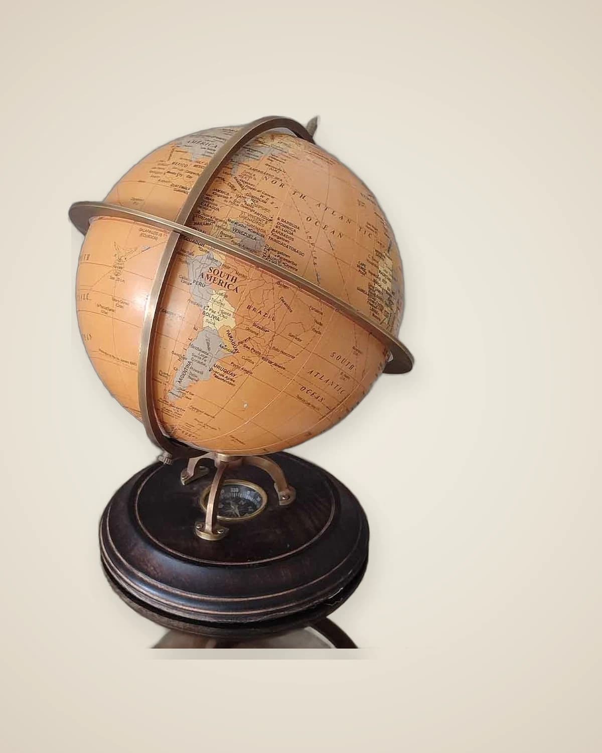 Luxus-Globus mit Magellan-Kompass — TUTA — 3