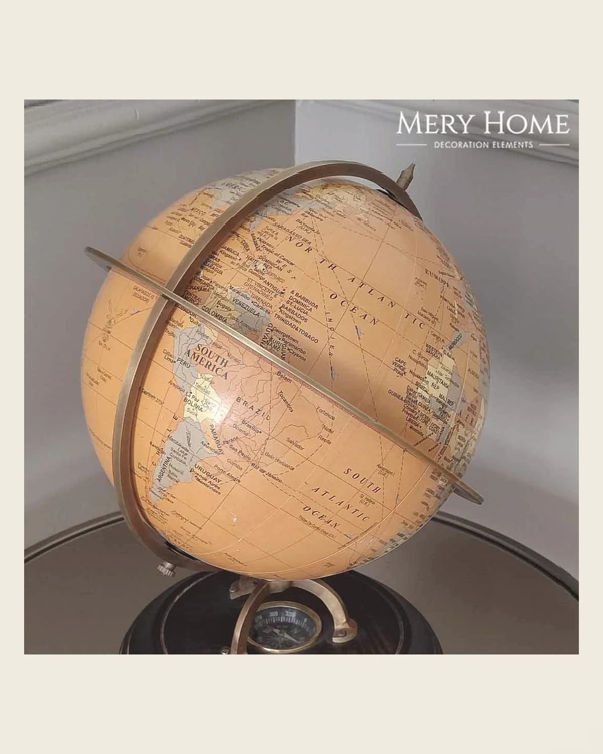 Luxus-Globus mit Magellan-Kompass — TUTA — 4