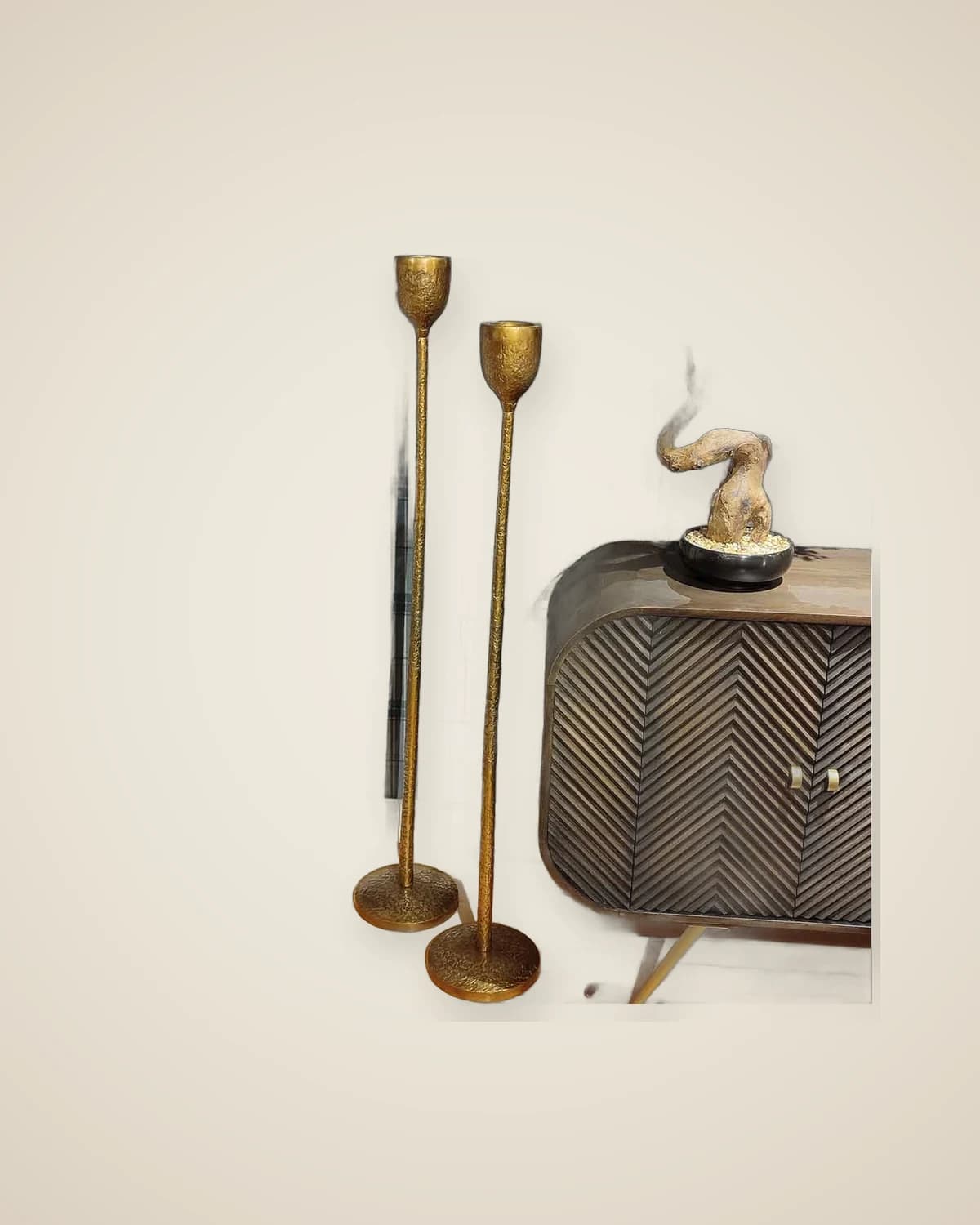 Набор металлических подсвечников Majestic Tall Rustic — TUTA — 3